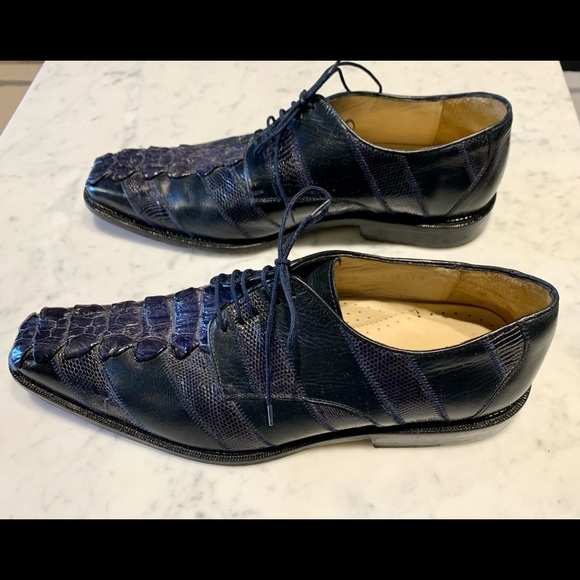 Belvedere crocodile men’s dress shoes main image 5